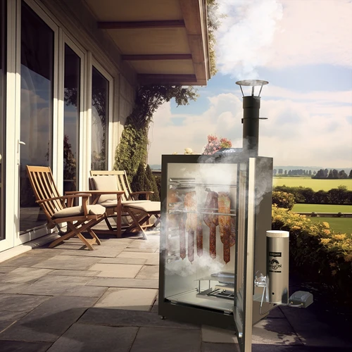 Elektrische rokerij - dragON met rookgenerator, digitaal 65 L - 31 ['rokerij set', ' elektrische rokerij', ' rokerij met rookgenerator', ' rokerij met rookgenerator', ' alles voor roken', ' browin rokerij', ' tuinrokerij', ' rokerij op poten', ' roken', ' koud roken', ' roken met koude rook', ' rokerij', ' moderne rokerij', ' universele rokerij', ' rookchips', ' universele rookset', ' digitale controller', ' digitale rokerij', ' hit!']