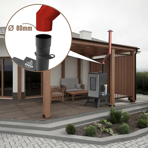 Elektrische rookoven dragON met verrijdbaar onderstel - 32