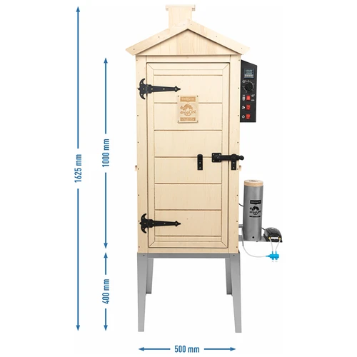 Elektrische rookoven dragON PLYWOOD 100E met verwarmingsmodule en digitale regelaar - 14