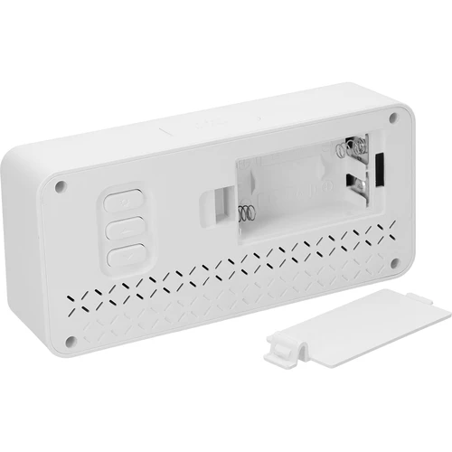 Elektronisch weerstation Soens - wit, met klok en kalender - 5