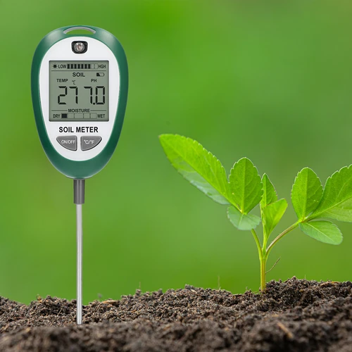 Elektronische bodemtester 4 in 1 - 10 ['elektronische bodemtester', ' vochtigheidsmeter voor planten', ' bodemvochtigheidsmeter', ' bodemvochtigheidsmeter voor planten', ' bodemzuurheidsmeter', ' bodemzonlichtmeter', ' bodemtemperatuurmeter', ' optimale omstandigheden voor plantenteelt', ' elektronisch apparaat voor het meten van bodemparameters', ' bodemkwaliteitsmeter', ' bodemvochtigheidstester', ' multifunctionele bodemtester', ' moderne bodemmeter voor planten']