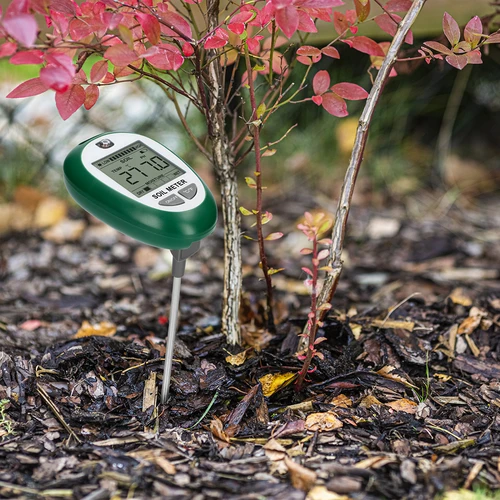 Elektronische bodemtester 4 in 1 - 11 ['elektronische bodemtester', ' vochtigheidsmeter voor planten', ' bodemvochtigheidsmeter', ' bodemvochtigheidsmeter voor planten', ' bodemzuurheidsmeter', ' bodemzonlichtmeter', ' bodemtemperatuurmeter', ' optimale omstandigheden voor plantenteelt', ' elektronisch apparaat voor het meten van bodemparameters', ' bodemkwaliteitsmeter', ' bodemvochtigheidstester', ' multifunctionele bodemtester', ' moderne bodemmeter voor planten']