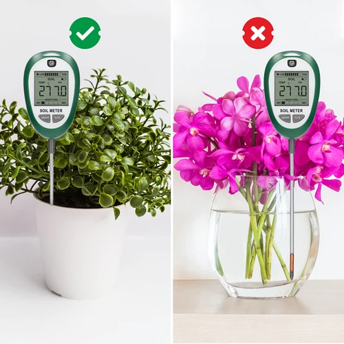 Elektronische bodemtester 4 in 1 - 12 ['elektronische bodemtester', ' vochtigheidsmeter voor planten', ' bodemvochtigheidsmeter', ' bodemvochtigheidsmeter voor planten', ' bodemzuurheidsmeter', ' bodemzonlichtmeter', ' bodemtemperatuurmeter', ' optimale omstandigheden voor plantenteelt', ' elektronisch apparaat voor het meten van bodemparameters', ' bodemkwaliteitsmeter', ' bodemvochtigheidstester', ' multifunctionele bodemtester', ' moderne bodemmeter voor planten']