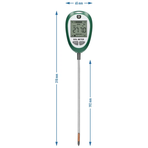 Elektronische bodemtester 4 in 1 - 13 ['elektronische bodemtester', ' vochtigheidsmeter voor planten', ' bodemvochtigheidsmeter', ' bodemvochtigheidsmeter voor planten', ' bodemzuurheidsmeter', ' bodemzonlichtmeter', ' bodemtemperatuurmeter', ' optimale omstandigheden voor plantenteelt', ' elektronisch apparaat voor het meten van bodemparameters', ' bodemkwaliteitsmeter', ' bodemvochtigheidstester', ' multifunctionele bodemtester', ' moderne bodemmeter voor planten']