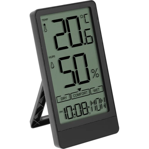 Elektronische kamerthermometer van Soens, zwart