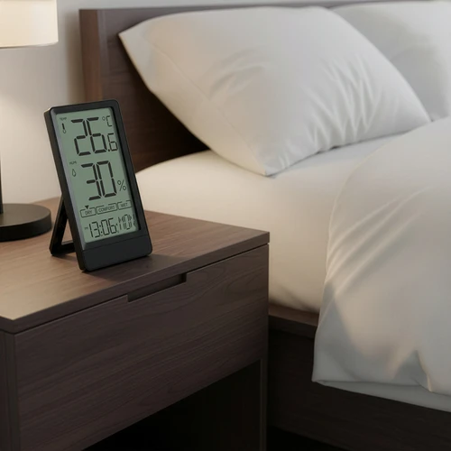 Elektronische kamerthermometer van Soens, zwart - 7