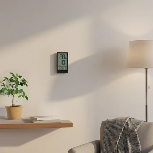 Elektronische kamerthermometer van Soens, zwart - 9