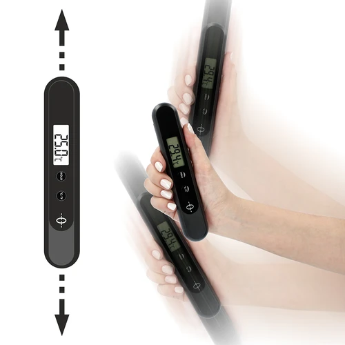 Elektronische keukenthermometer handmatig opgeladen - 6 ['elektronische thermometer', ' voedselthermometer', ' keukenthermometer', ' handmatige thermometer', ' handmatig opgeladen thermometer', ' nauwkeurige thermometer met sonde', ' nauwkeurige culinaire thermometer', ' batterijloze thermometer', ' kookthermometer', ' bakthermometer']