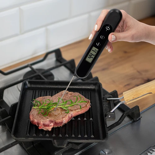 Elektronische keukenthermometer handmatig opgeladen - 11 ['elektronische thermometer', ' voedselthermometer', ' keukenthermometer', ' handmatige thermometer', ' handmatig opgeladen thermometer', ' nauwkeurige thermometer met sonde', ' nauwkeurige culinaire thermometer', ' batterijloze thermometer', ' kookthermometer', ' bakthermometer']