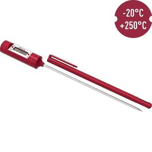 Elektronische keukenthermometer met LCD-display (-20°C tot +250°C), rood - 3
