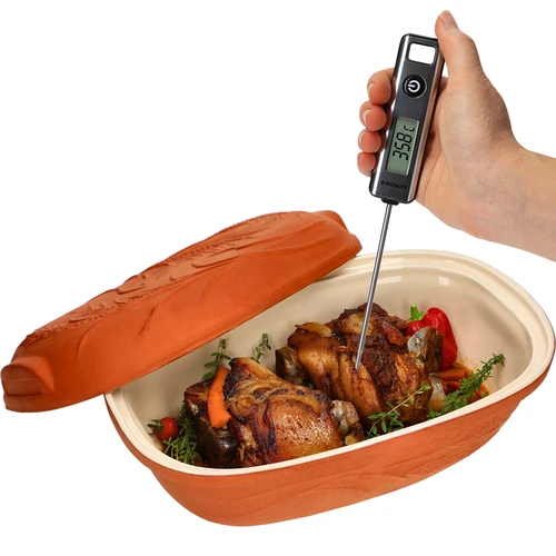 Elektronische keukenthermometer, LCD (-50°C tot +200°C) - 7 ['cadeau', ' keukenthermometer', ' thermometer met sonde', ' sonde voor thermometer', ' LCD-temperatuurdisplay', ' elektronische keukenthermometer']