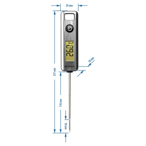 Elektronische keukenthermometer, LCD (-50°C tot +200°C) - 4 ['cadeau', ' keukenthermometer', ' thermometer met sonde', ' sonde voor thermometer', ' LCD-temperatuurdisplay', ' elektronische keukenthermometer']