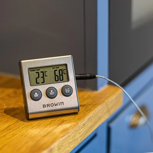 Elektronische keukenthermometer met sonde (0°C tot 250°C) - 12 ['thermometer met sonde', ' elektronische thermometer', ' keukenthermometer', ' voedselthermometer', ' baktthermometer', ' voor frituren', ' voor koken', ' voor vlees', ' voor gebak']