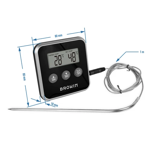 Elektronische keukenthermometer met sonde (0°C tot 250°C) mix - 4