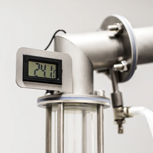 Elektronische thermometer in frame - voor distilleerapparaten (-50°C tot +110°C) - 4 ['thermometer met sonde', ' elektronische thermometer', ' thermometer voor Abratek', ' Abratek thermometer', ' thermometer voor fractionering', ' thermometer voor destillatie', ' thermometer in frame', ' thermometer voor distilleerapparaat']