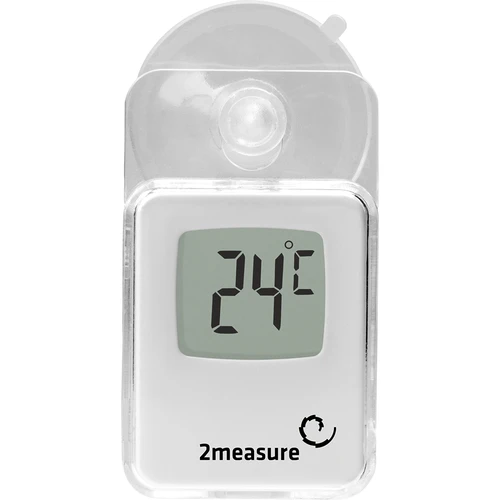 Elektronische thermometer met zuignap (-20°C tot +50°C) - 2 ['thermometer', ' universele thermometer', ' elektronische thermometer', ' raamthermometer', ' buitenthermometer', ' binnenthermometer', ' kamertemperatuurmeter', ' thermometer met zuignap']
