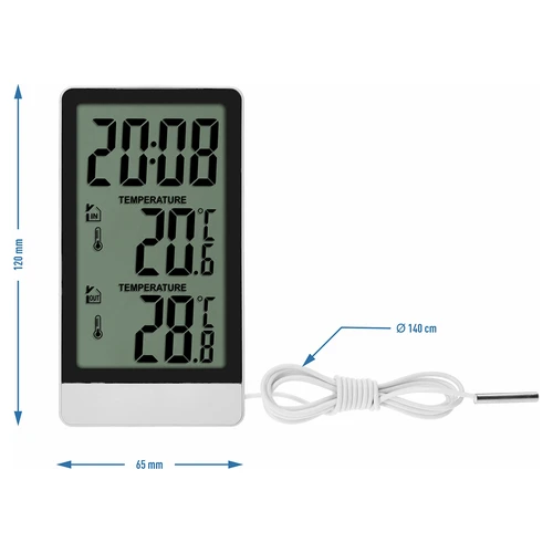 Elektronische thermometer van het merk Soens – met sonde, wit - 6