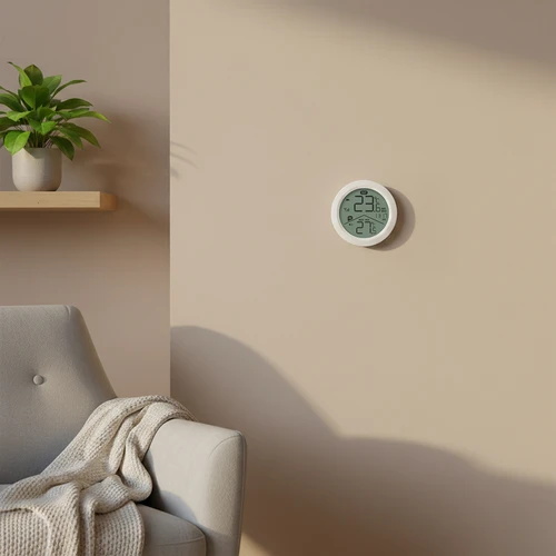 Elektronische thermometer van Soens - met externe sensor, rond wit - 8