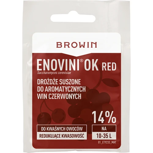 Enovini® OK RED - wijngist die de zuurgraad verlaagt 7 g  - 1 