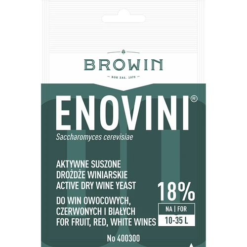 Enovini® wijngist  - 1 ['enovini gist', ' actieve gedroogde wijngist', ' wijngist', ' gist voor wijn', ' gedroogde wijngist', ' gedroogde gist', ' gedroogde gist voor wijn', ' gist voor witte wijn', ' gist voor rode wijn']