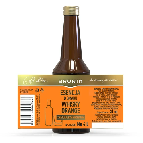 Esencja o smaku Whisky Orange na 4 L - 40 ml - 6