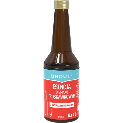 Essence met aardbeiensmaak, 40 ml  - 1 ['aardbeienessence', ' aardbeienaroma', ' aardbeiensmaakstof', ' aardbeienlikeur', ' aardbeienlikeur', ' aardbeienlikeur', ' aardbeienwodka', ' browin essence', ' strands essence', ' browin smaakstof', ' essences voor zelfgemaakte alcohol']