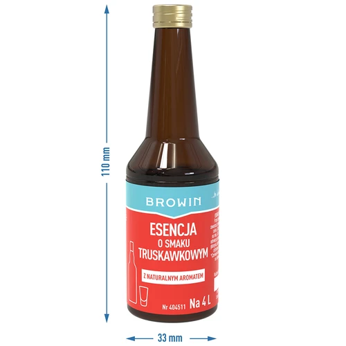 Essence met aardbeiensmaak, 40 ml - 6 ['aardbeienessence', ' aardbeienaroma', ' aardbeiensmaakstof', ' aardbeienlikeur', ' aardbeienlikeur', ' aardbeienlikeur', ' aardbeienwodka', ' browin essence', ' strands essence', ' browin smaakstof', ' essences voor zelfgemaakte alcohol']