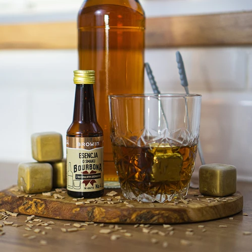 Essence met Bourbonsmaak voor 4 L, 40ml - 8 ['essence voor alcohol', ' essences voor alcohol', ' smaakstoffen voor wodka', ' smaakstof voor alcohol', ' bourbon essence', ' aroma voor alcohol', ' essence voor zelfgestookte drank', ' essence met natuurlijke aroma', ' zelfgemaakte bourbon', ' smaakstof voor bourbon', ' bourbon']