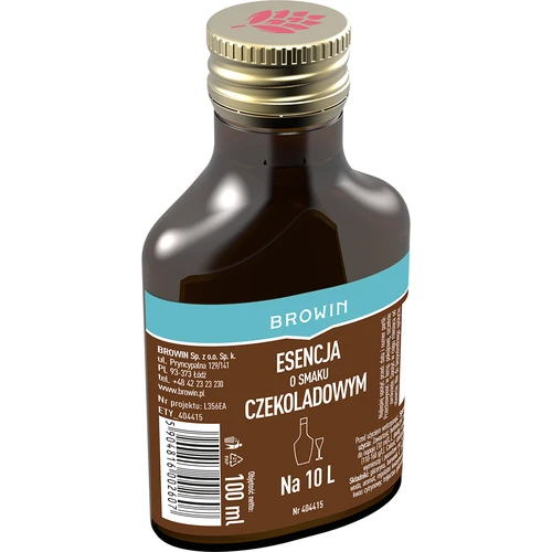 Essence met chocoladesmaak 100 ml voor 10 L - 2 ['alcoholmix', ' aroma', ' essence voor alcohol', ' huisgemaakte drank', ' smaakmix', ' smaakessence', ' alcoholmixen', ' chocoladelikeur', ' chocolademix', ' mix 250 ml', ' essence 250 ml', ' essences voor zelfgestookte drank']