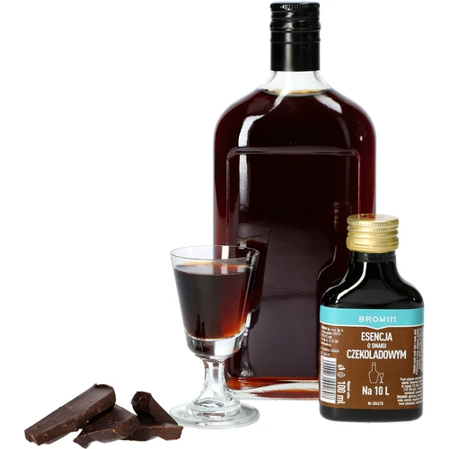 Essence met chocoladesmaak 100 ml voor 10 L - 6 ['alcoholmix', ' aroma', ' essence voor alcohol', ' huisgemaakte drank', ' smaakmix', ' smaakessence', ' alcoholmixen', ' chocoladelikeur', ' chocolademix', ' mix 250 ml', ' essence 250 ml', ' essences voor zelfgestookte drank']