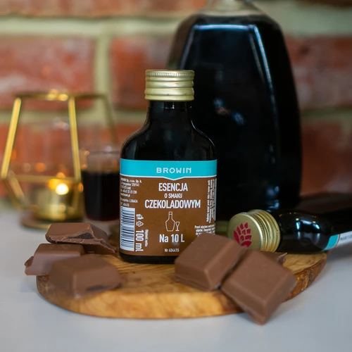 Essence met chocoladesmaak 100 ml voor 10 L - 7 ['alcoholmix', ' aroma', ' essence voor alcohol', ' huisgemaakte drank', ' smaakmix', ' smaakessence', ' alcoholmixen', ' chocoladelikeur', ' chocolademix', ' mix 250 ml', ' essence 250 ml', ' essences voor zelfgestookte drank']