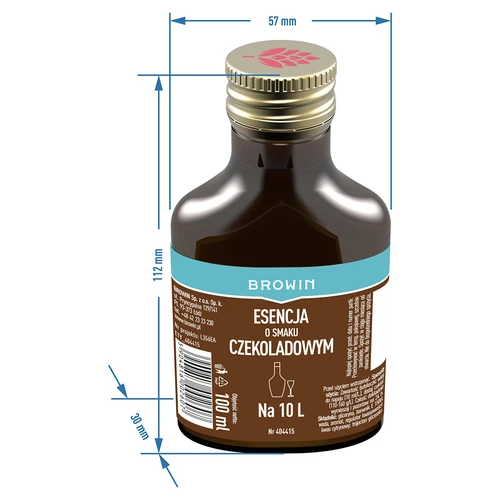 Essence met chocoladesmaak 100 ml voor 10 L - 5 ['alcoholmix', ' aroma', ' essence voor alcohol', ' huisgemaakte drank', ' smaakmix', ' smaakessence', ' alcoholmixen', ' chocoladelikeur', ' chocolademix', ' mix 250 ml', ' essence 250 ml', ' essences voor zelfgestookte drank']