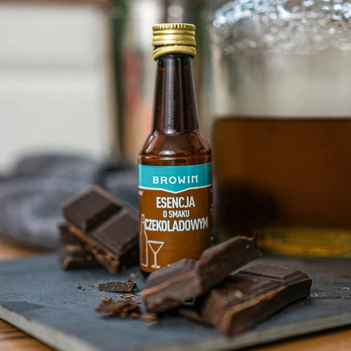 Essence met chocoladesmaak voor 4 L - 40 ml - 11 ['alcoholmix', ' aroma', ' chocoladelikeur', ' alcoholessence', ' huisgemaakte drank', ' smaakmix', ' smaakessence', ' alcoholmixen', ' chocoladelikeur', ' chocolademix', ' chocolade-aroma', ' essences voor brouwsel']