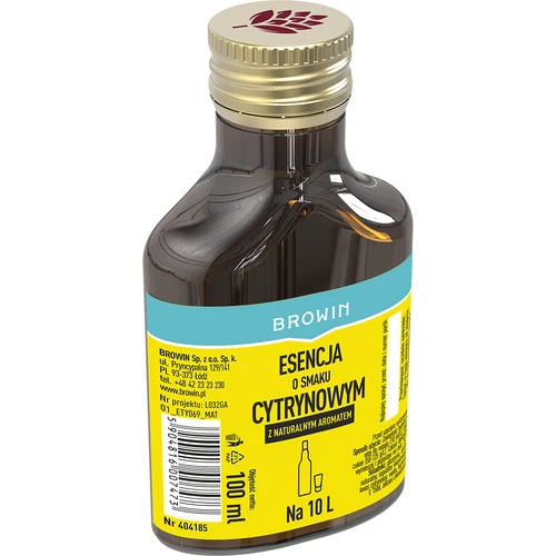 Essence met citroensmaak met natuurlijke aroma voor 10 L - 100 ml - 2 ['citroenlikeur', ' citroenlikeur', ' citroentinctuur', ' Strands-essence', ' BROWIN-essence', ' essences voor moonshine', ' essences voor alcohol', ' essence 100 ml']