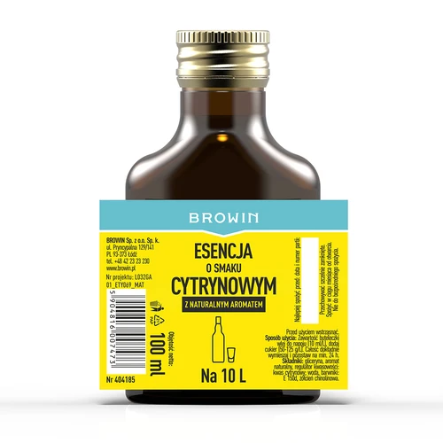 Essence met citroensmaak met natuurlijke aroma voor 10 L - 100 ml - 4 ['citroenlikeur', ' citroenlikeur', ' citroentinctuur', ' Strands-essence', ' BROWIN-essence', ' essences voor moonshine', ' essences voor alcohol', ' essence 100 ml']