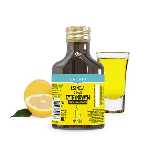 Essence met citroensmaak met natuurlijke aroma voor 10 L - 100 ml - 3 ['citroenlikeur', ' citroenlikeur', ' citroentinctuur', ' Strands-essence', ' BROWIN-essence', ' essences voor moonshine', ' essences voor alcohol', ' essence 100 ml']