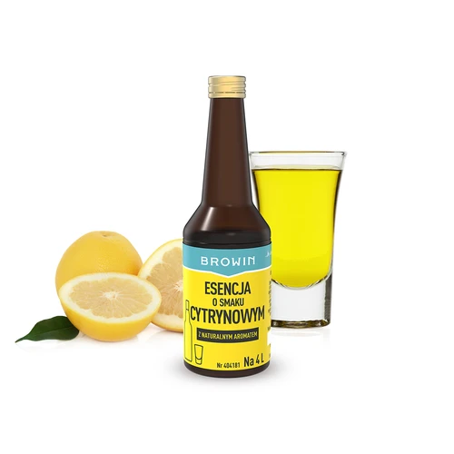 Essence met citroensmaak met natuurlijke aroma voor 4 L - 40 ml - 3 ['citroenlikeur', ' citroenlikeur', ' citroentinctuur', ' Strands-essence', ' browin-extract', ' essences voor moonshine', ' essences voor alcohol']