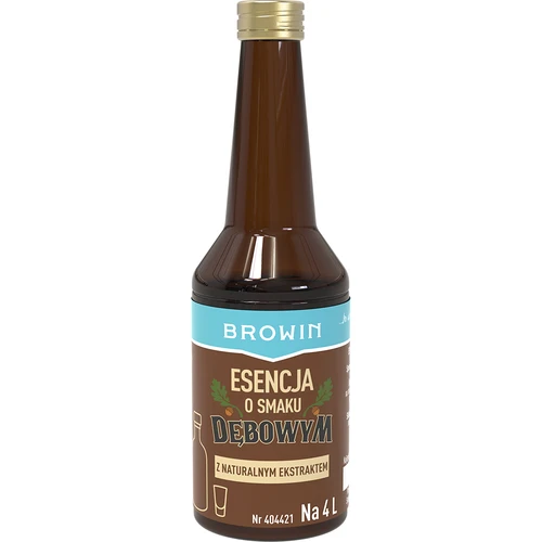 Essence met eikenhoutsmaak, met natuurlijk aroma en extract - 40 ml voor 4 L