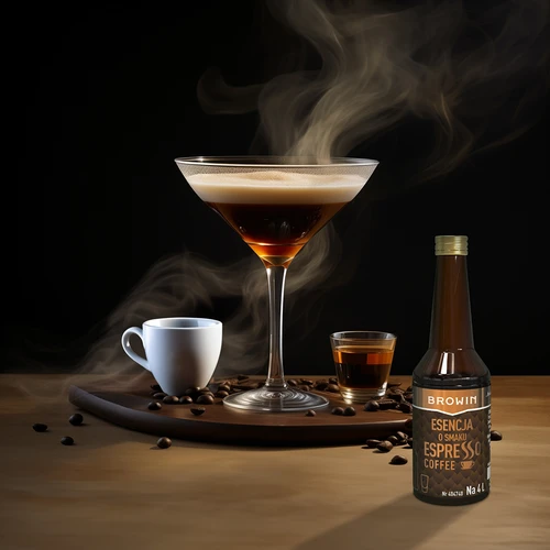 Essence met espressosmaak, voor 4 L, 40 ml - 7 ['alcoholmix', ' aroma voor alcohol', ' voor wodka', ' zelfgemaakte alcohol', ' espresso koffiearoma', ' koffie', ' koffie-essence', ' koffiemix', ' Kaffelikor mix', ' koffie-essence', ' essence met espressosmaak', ' essences voor zelfgestookte drank', ' espressosmaak']