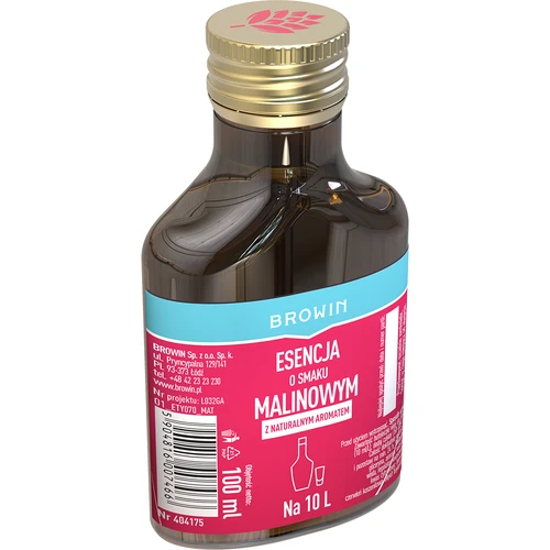 Essence met frambozensmaak met natuurlijke aroma voor 10 L - 100 ml - 2 ['frambozenessence', ' frambozenaroma', ' frambozensmaakstof', ' frambozenlikeur', ' frambozenlikeur', ' frambozenlikeur', ' frambozenwodka', ' essences voor zelfgemaakte drank', ' essence 100 ml']
