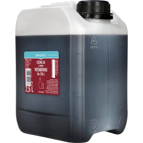 Essence met kersenlikeur smaak, 2,5 L voor 250 L afgewerkte drank - 2