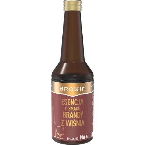 Essence met kersensmaak brandy 40 ml voor 4 l  - 1 ['alcoholmix', ' aroma', ' essence voor alcohol', ' huisgemaakte drank', ' smaakmix', ' smaakessence', ' alcoholmixen', ' brandy likeur', ' brandy mix', ' brandy met kers', ' kersenbrandy essence', ' essences voor zelfgestookte drank']