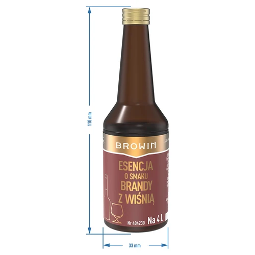 Essence met kersensmaak brandy 40 ml voor 4 l - 7 ['alcoholmix', ' aroma', ' essence voor alcohol', ' huisgemaakte drank', ' smaakmix', ' smaakessence', ' alcoholmixen', ' brandy likeur', ' brandy mix', ' brandy met kers', ' kersenbrandy essence', ' essences voor zelfgestookte drank']