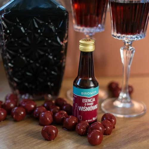 Essence met Kersensmaak voor 4 L - 40 ml - 9 ['aroma voor alcohol', ' voor het aromatiseren van alcohol', ' voor likeur', ' voor huisgemaakte alcohol', ' kersenalcoholessence', ' met kersensmaak', ' kersenessence', ' kersenlikeur', ' essence met kersensmaak', ' kersaroma', ' essences voor zelfgestookte alcohol']