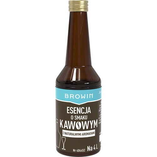 Essence met koffiesmaak met natuurlijke aroma's voor 4 L - 40 ml  - 1 ['alcoholmix', ' aroma voor alcohol', ' voor wodka', ' zelfgemaakte alcohol', ' koffiearoma', ' koffie', ' koffie-essence', ' koffiemix', ' Kaffelikor mix', ' koffie-essence', ' essences voor zelfgestookte drank', ' natuurlijke aroma', " natuurlijke aroma's"]