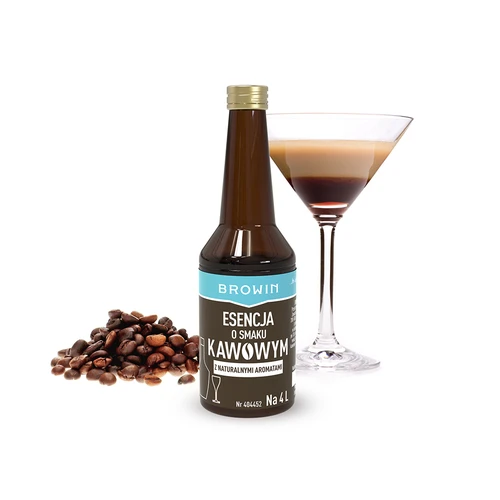 Essence met koffiesmaak met natuurlijke aroma's voor 4 L - 40 ml - 3 ['alcoholmix', ' aroma voor alcohol', ' voor wodka', ' zelfgemaakte alcohol', ' koffiearoma', ' koffie', ' koffie-essence', ' koffiemix', ' Kaffelikor mix', ' koffie-essence', ' essences voor zelfgestookte drank', ' natuurlijke aroma', " natuurlijke aroma's"]