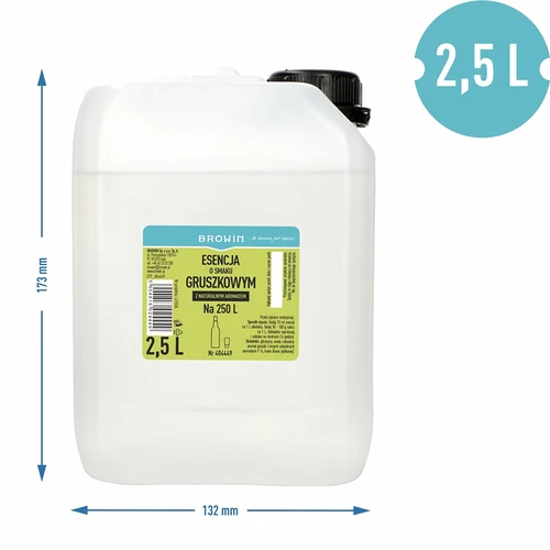 Essence met perensmaak, met natuurlijke aroma, 2,5L - 3