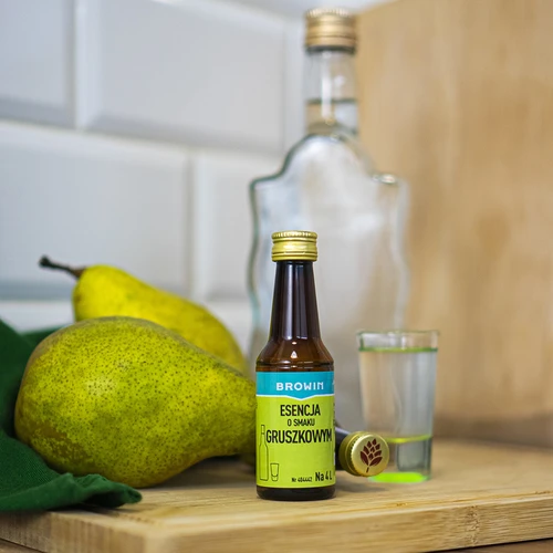 Essence met perensmaak - perenlikeur, smaakstof 40 ml - 8 ['perenessence', ' essence voor wodka', ' smaakstof', ' perenlikeur', ' smaakstof voor alcohol', ' essence voor drankjes', ' Williams peer aroma', ' aroma voor alcohol', ' essences voor zelfgemaakte drank']