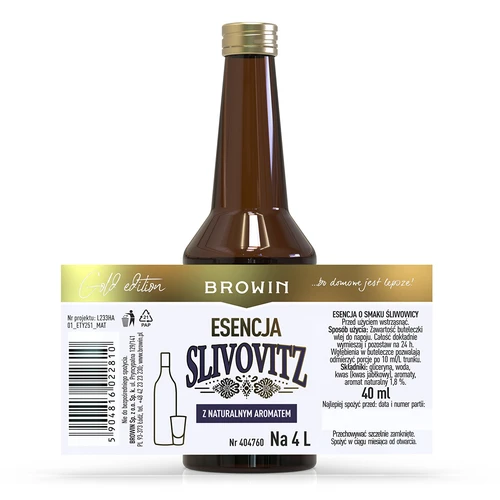 Essence met pruimenbrandewijnsmaak, voor 4 L, 40 ml - 4 ['pruimenbrandewijn', ' pruimenbrandewijn smaakstof', ' pruimenessence', ' pruimendranken', ' zelfgemaakte pruimenbrandewijn', ' smaakessence', ' pruimenessence', ' pruimensmaakessence', ' smaakstof', ' pruimenessence', ' alcoholsmaakstof', " aroma's voor alcohol", ' essences voor zelfgestookte drank', ' zelfgestookte drank van pruimen', ' smaakstoffen voor zelfgestookte drank', " aroma's", ' pruimensmaakstof']