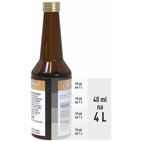 Essence met pruimenbrandewijnsmaak, voor 4 L, 40 ml - 5 ['pruimenbrandewijn', ' pruimenbrandewijn smaakstof', ' pruimenessence', ' pruimendranken', ' zelfgemaakte pruimenbrandewijn', ' smaakessence', ' pruimenessence', ' pruimensmaakessence', ' smaakstof', ' pruimenessence', ' alcoholsmaakstof', " aroma's voor alcohol", ' essences voor zelfgestookte drank', ' zelfgestookte drank van pruimen', ' smaakstoffen voor zelfgestookte drank', " aroma's", ' pruimensmaakstof']